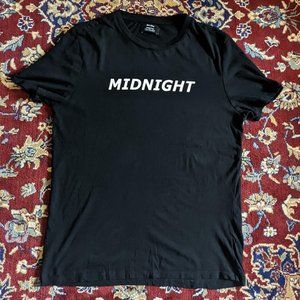 Black Bershka Midnight Spell Out